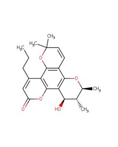 Astatech (10S,11R,12R)-12-HYDROXY-6,6,10,11-TETRAMETHYL-4-PROPYL-11,12-DIHYDRO-2H,6H,10H-DIPYRANO[2,3-F:2,3-H]CHROMEN-2-ONE; 1G; Purity 95%; MDL-MFC
